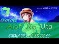 Aion No Uta Emma Verde color coded ROMAJI, ENGLISH, KANJI, ARABIC