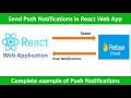 Send Push Notification in React Web Applications with firebase