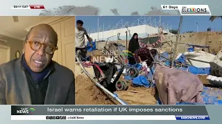 Israel warns retaliation if UK imposes sanctions
