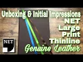Unboxing - NET Large Print Thinline Bible