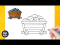 How to draw Coal - Easy Drawing for Kids Beginners