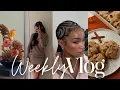 weekly vlog getting in the fall spirit they played me BAD new hair more Allyiahsface vlogs