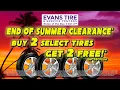 Evans Tire Service Centers - End of Summer Clearance Sale
