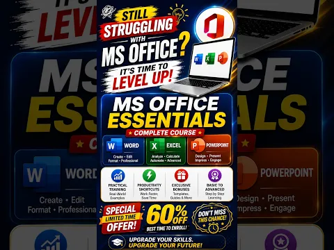 Still Struggling With MS Office It Is Time to Level Up
