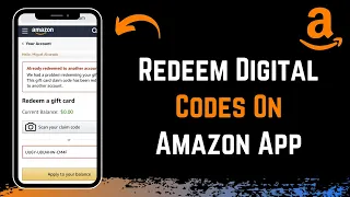 How To Redeem Amazon Digital Codes
