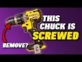 Dewalt Drill chuck replacement - Removing a screw-on chuck