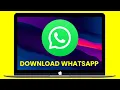 MacBook WhatsApp Download - How to Download WhatsApp on Mac MacBook Air Pro using Safari