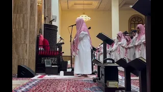 تلاوة مميزة تفوق الوصف للشيخ بدر التركي من سورة الأحزاب   صلاة الفجر   ربيع الأول      ه  دندنها