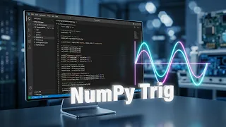 Python Trigonometric Functions with NumPy sin cos tan Lec 48