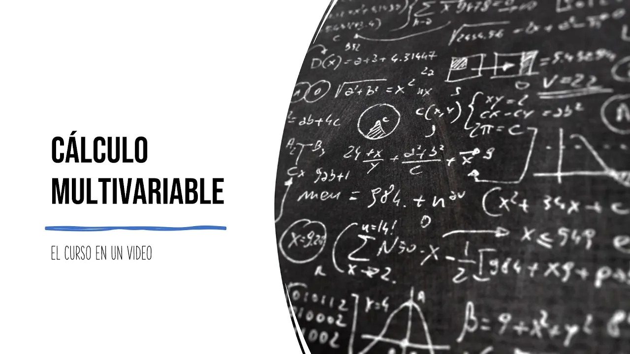 Panorama general de Cálculo Multivariable | El curso en un video