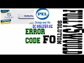 pel DC inverter AC error code faults F0 solution