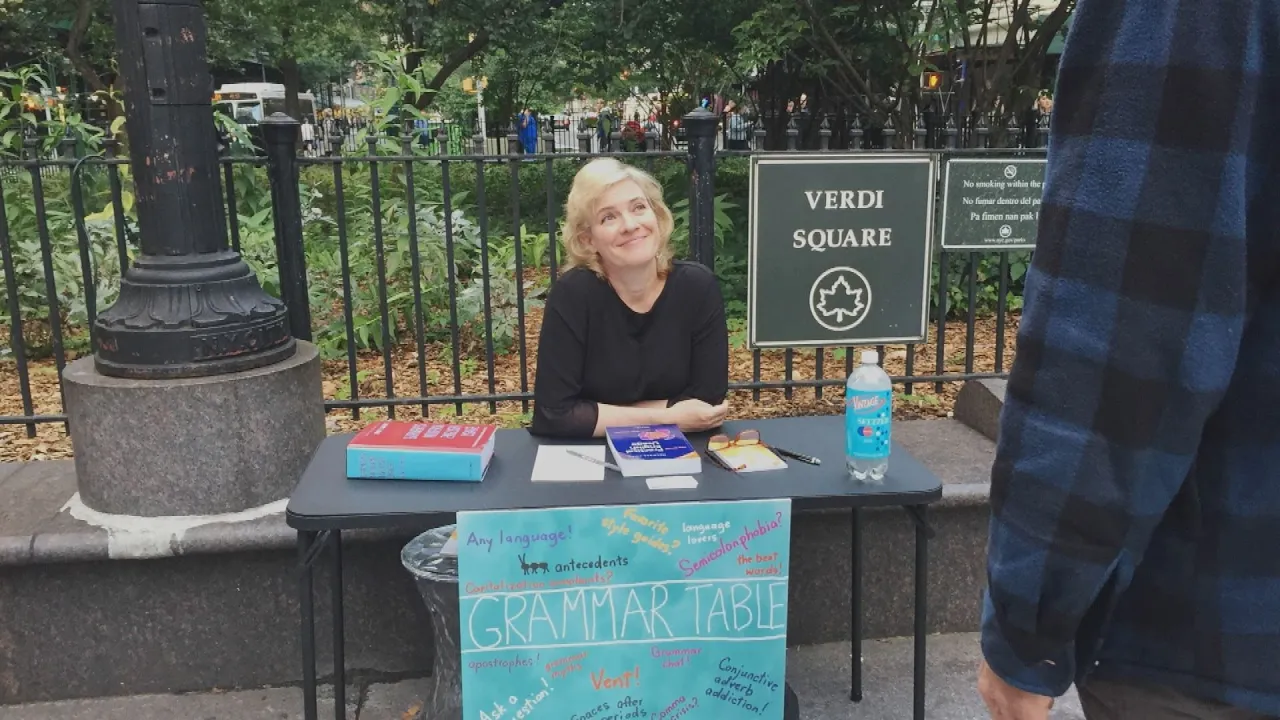 Word Nerd Sets Up Grammar Table in All 50 States