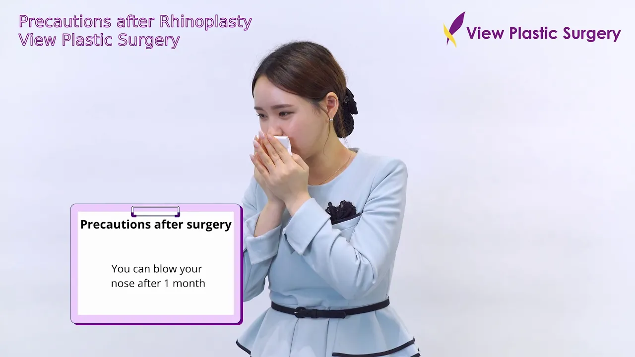 [ENG] Precautions after Rhinoplasty by VIEW Plastic Surgery Hospital