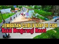 jembatan jalan raya gabus siap di cor, nantinya bakal mengurangi kemacetan \u0026 kepadatan persimpangan