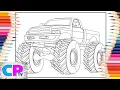 Monster Truck Coloring Monster Truck Ready to - Release