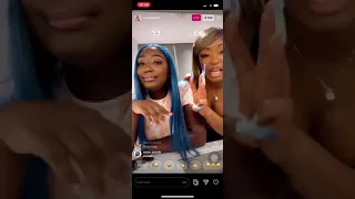 ivd ivorian doll u0026 br3nya twerking to trendy on ig live ivoriandoll br3nya