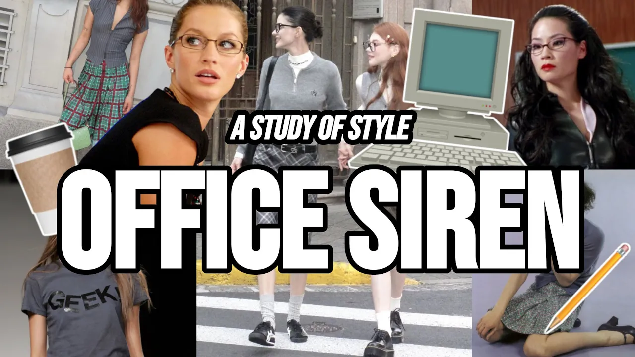 is the office siren trend just 21st century geek chic? 🤓📚📸 (a study of style)