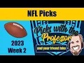 NFL Pro Football 2023 Week 2 Moneyline Total Betting Sunday September 17th