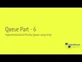 Queue Part 6 Implementation of Priority Queue using Array codeItDown