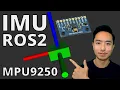 MPU9250 IMU with ROS2 on Raspberry Pi for Rviz IMU Data Visualization