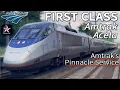Acela FIRST CLASS New York to Boston at 150 MPH Amtrak s Newest Metropolitan Lounge NYC-BOS