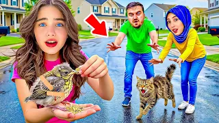 ELİF SİNEM YARALI KUŞ BULDU ‼️ EYVAH KEDİ KAÇIRDI !!