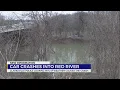 Vehicle crashes into Red River in Clarksville