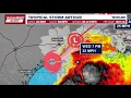 Tropical Storm Arthur forms off Texas coast LIVE RADAR