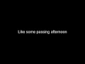 Passing Afternoon - Iron & Wine - With Lyrics