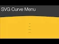Vanilla Javascript SVG Curve Hamburger Menu Tutorial