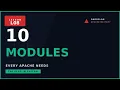 The 10 Apache Modules Every Install Needs Modules Explained