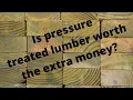 Is pressure treated lumber worth the extra cost