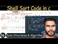 96 - Shell Sort Code in C