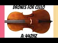 D Eb - Cello Drones A 442hz