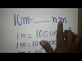 cm to nm