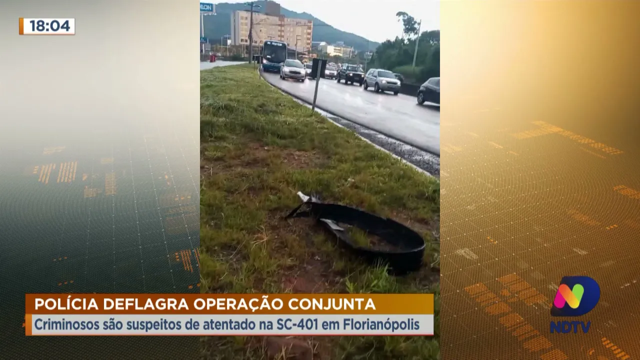 Criminosos são suspeitos de atentado em Florianópolis