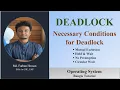 Deadlock Necessary Conditions for Deadlock Operating System Bangla Tutorial