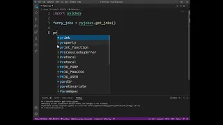 Python program to generate random joke Only 3 lines of code 2021