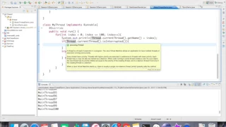Multithreading 3 - Interruption