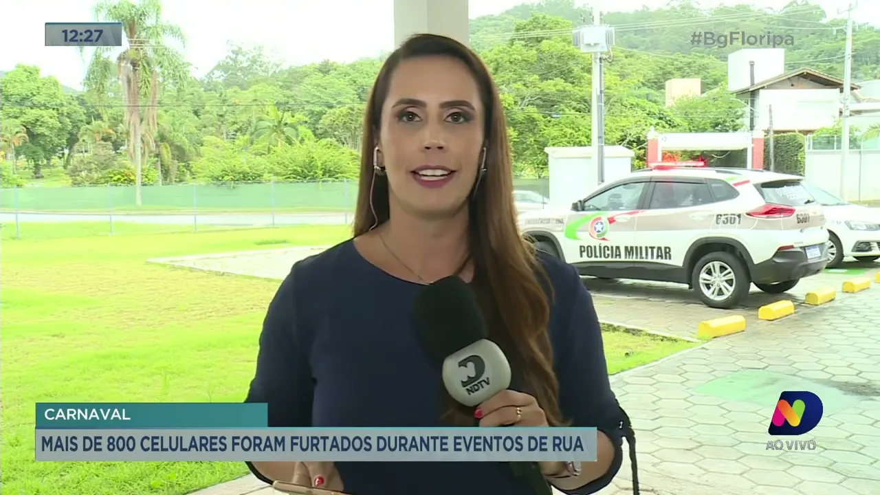 Mais de 800 celulares foram furtados durante carnaval em Santa Catarina