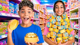 أخيرا..اشترينا 100 صندوق دامبلينغ غامض‼️و جميع انواع السكوشي❤️( للبحث عن النادر 🤩)