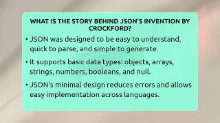 What Is The Story Behind JSON s Invention By Crockford - JavaScript Toolkit