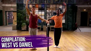 Compilation | West and Daniel - Ballet vs Hip Hop | The Next Step Season 1