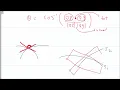 Example on how to find angle between the surfaces