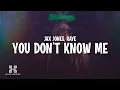 Lagu Jax Jones, RAYE - You Don't Know Me (Lyrics)