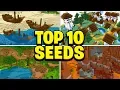 TOP 10 BEST SEEDS For Minecraft Pocket Edition PS4 Xbox Switch PC