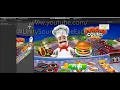 Food Cooking Game Food Court Fever Hamburger 3 - Unity Source Code for Sale