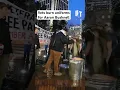 Anti-war veterans held a vigil for Aaron Bushnell in Portland and burned uniforms in solidairty