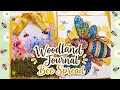 Woodland Journal Bee Spread Beginner Journal