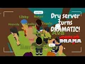 Dry server turns DRAMATIC in Total Roblox Drama DRAMATIC FUNNY MOMENTS FIGHTS